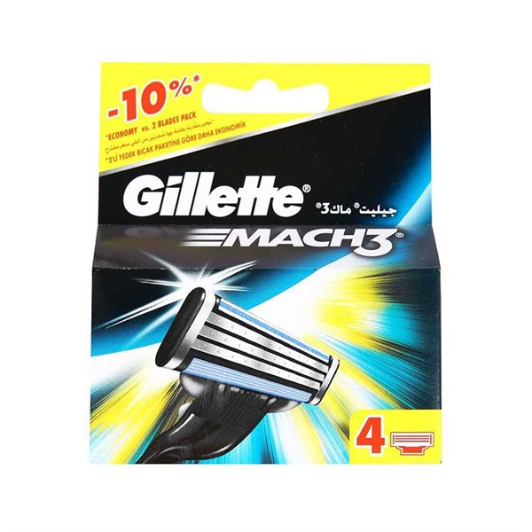 Gillette Mach3 Yedek Tıraş Bıçağı 4 Lü