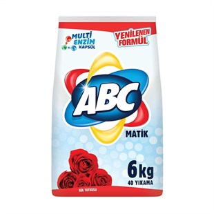 Abc Matik Çamaşır Deterjanı Gül 6 kg