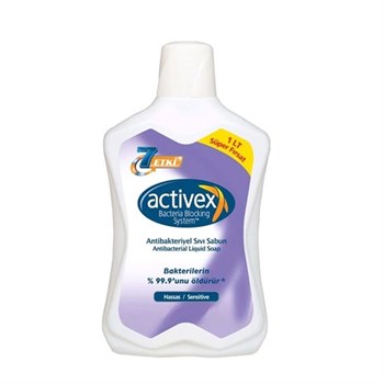 Activex Antibakteriyel Sıvı Sabun Hassas 1 ltSağlık Ürünleri