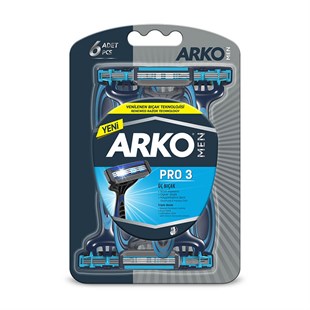 Arko Men Tıraş Bıçağı Pro 3 T3 6 Lı